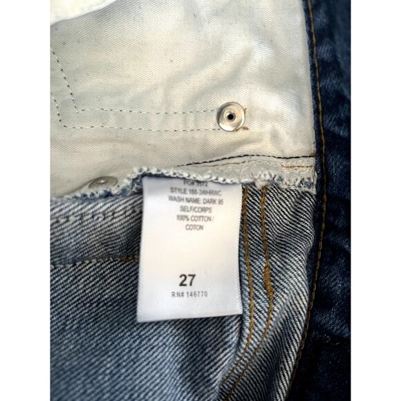 Re/Done Original Wide Leg Crop Jeans - Picture 7 of 7